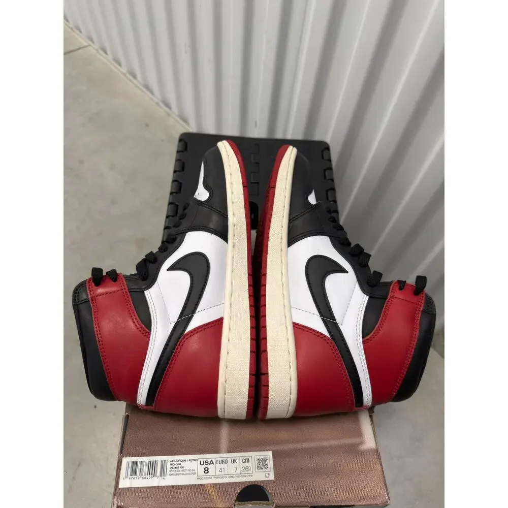 Nike Air Jordan 1 Black Toe Reimagined 2025 Size 8 Men's - DZ5485-106 Retro OG